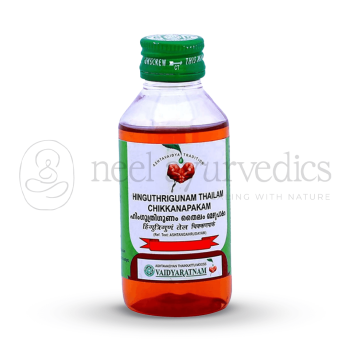 Vaidyaratnam Hinguthrigunam Thailam Chikkanapakam - 100 ML