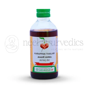Vaidyaratnam Karappan Thailam - 200 ML