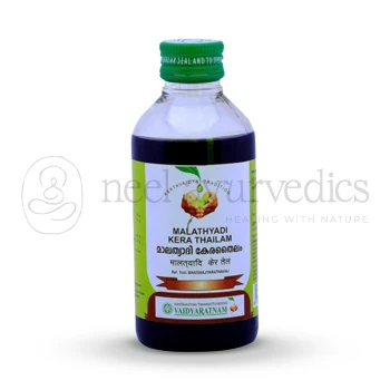 Vaidyaratnam Malatyadi Kera Thialam - 200 ML