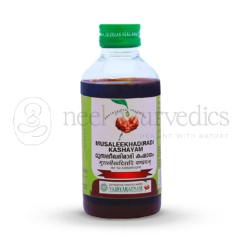 Vaidyaratnam Musaleekhadiradi Kashayam - 200ml