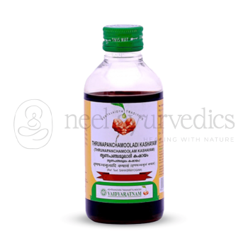Vaidyaratnam Thrunapanchamooladi Kashayam - 200ml