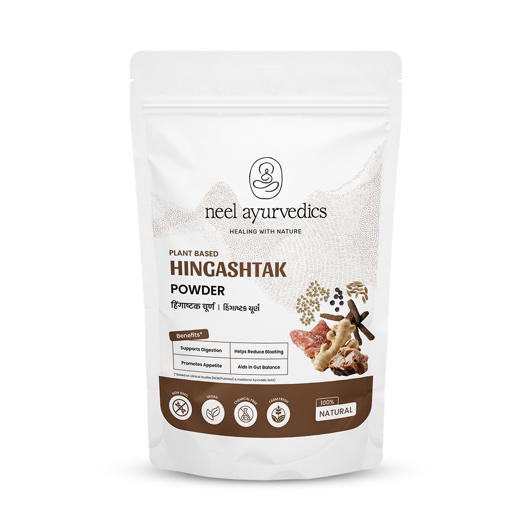 1 Hingashtak Powder Mockup Neel Ayurvedics Hingashtak Churna