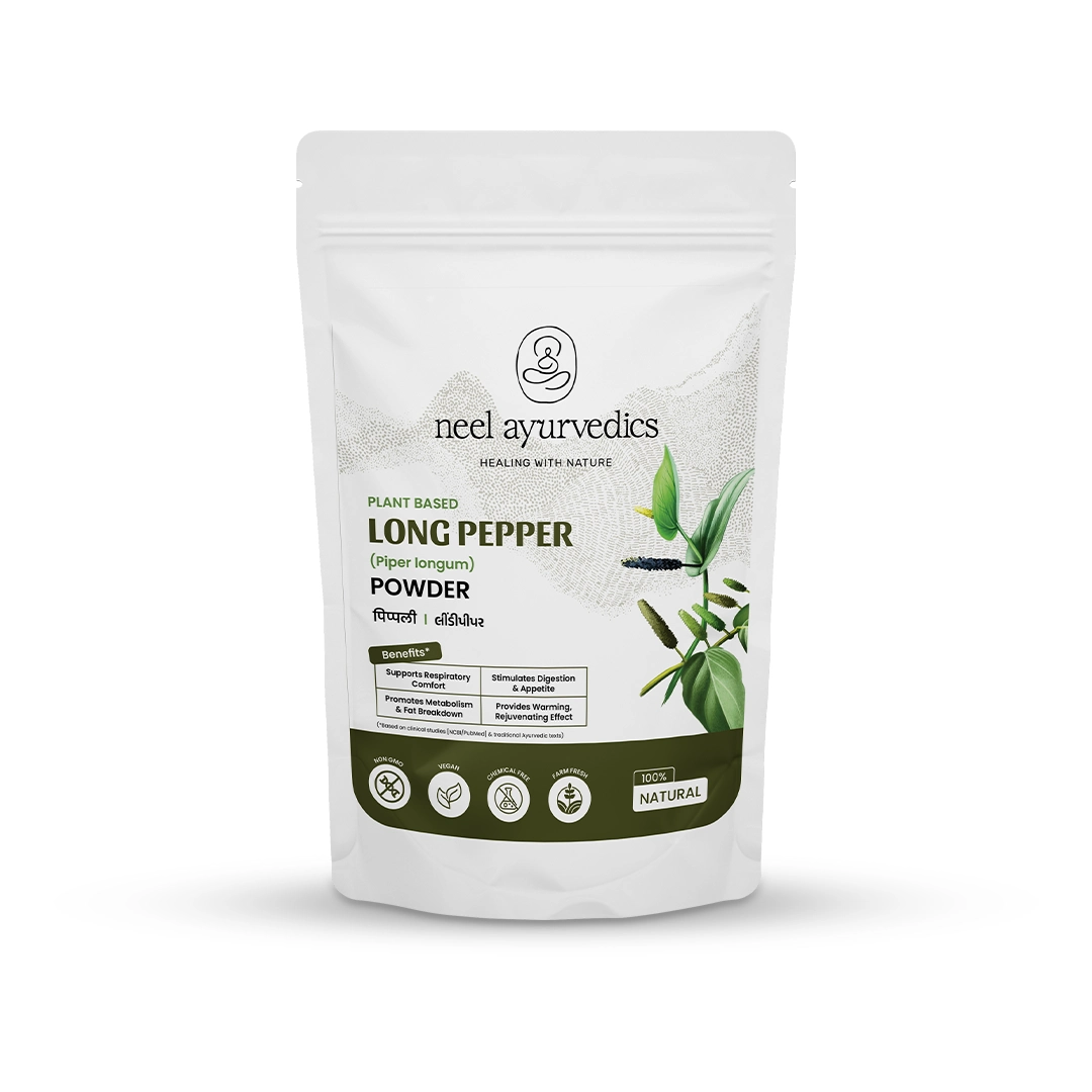 1 long pepper creative mockup Neel Ayurvedics Lindi Pipal Powder