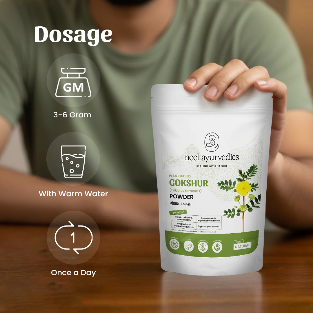 5 Gokhru powder use