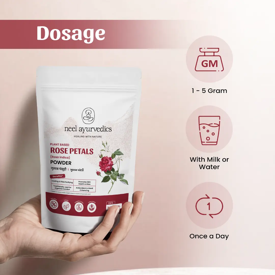 5 Rose Petals Powder Dosage