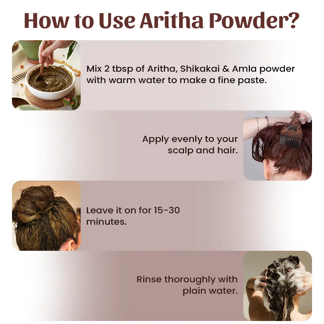 5 aritha powder use
