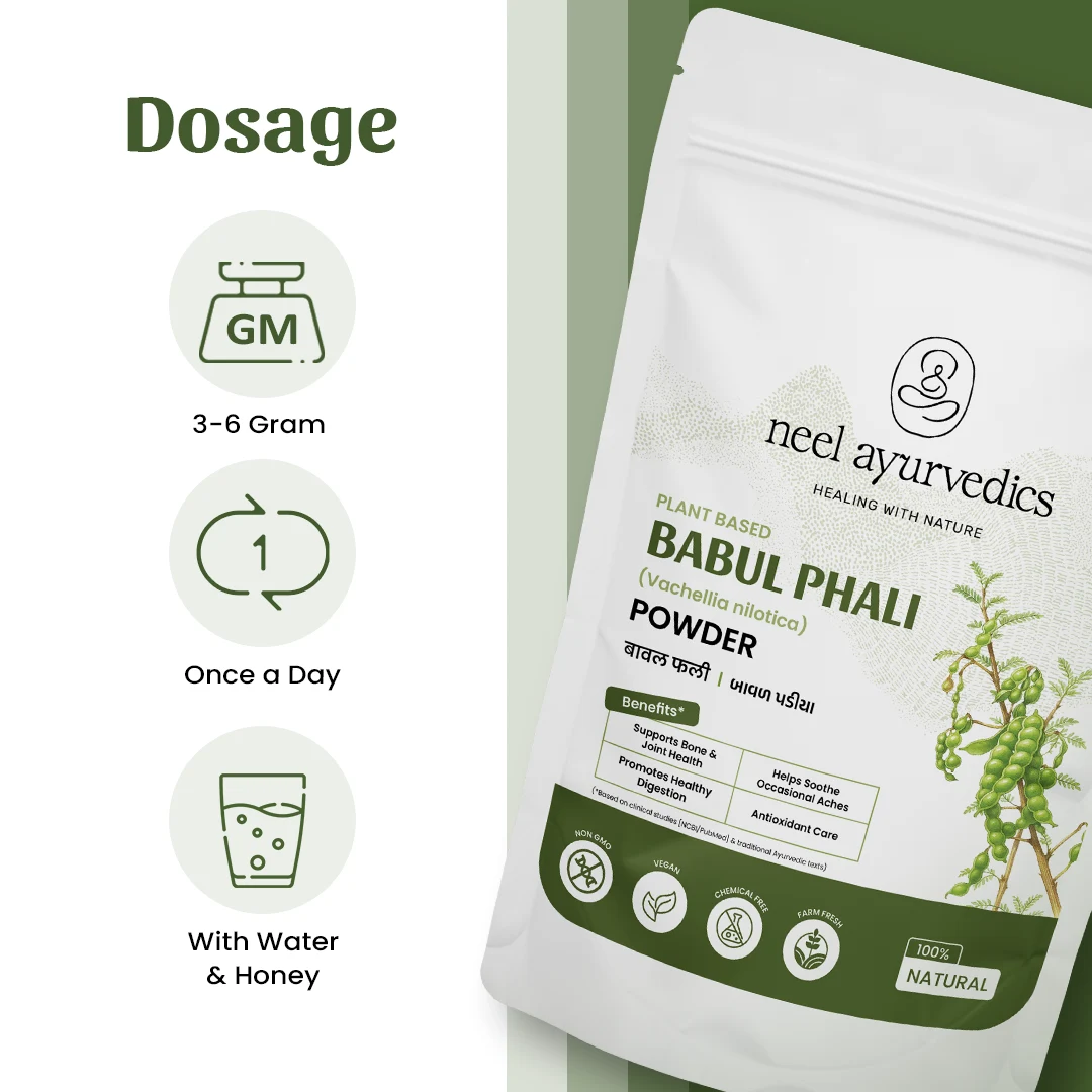 5 babul phali powder dosage