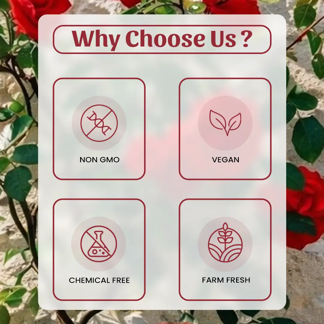 6 Rose Petals Powder Why Choose Us