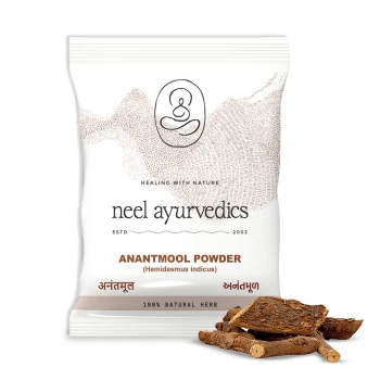 Neel Ayurvedics Anantmool | Hemidesmus Indicus Powder - Best for skin diseases