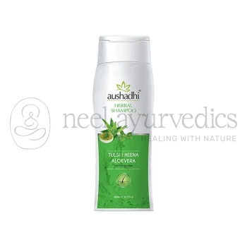 Aushadhi Herbal Tulsi Heena Aloevera Shampoo