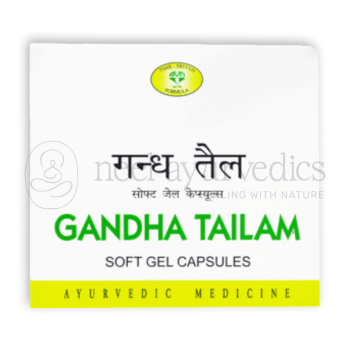 Avn Ayurveda Gandha Tailam Soft Gel Capsules - 120 Cap
