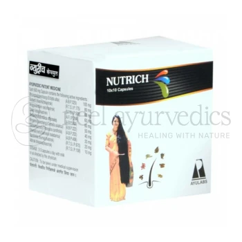 Ayulabs Nutrich Capsule - 100 Cap | Best for Hair