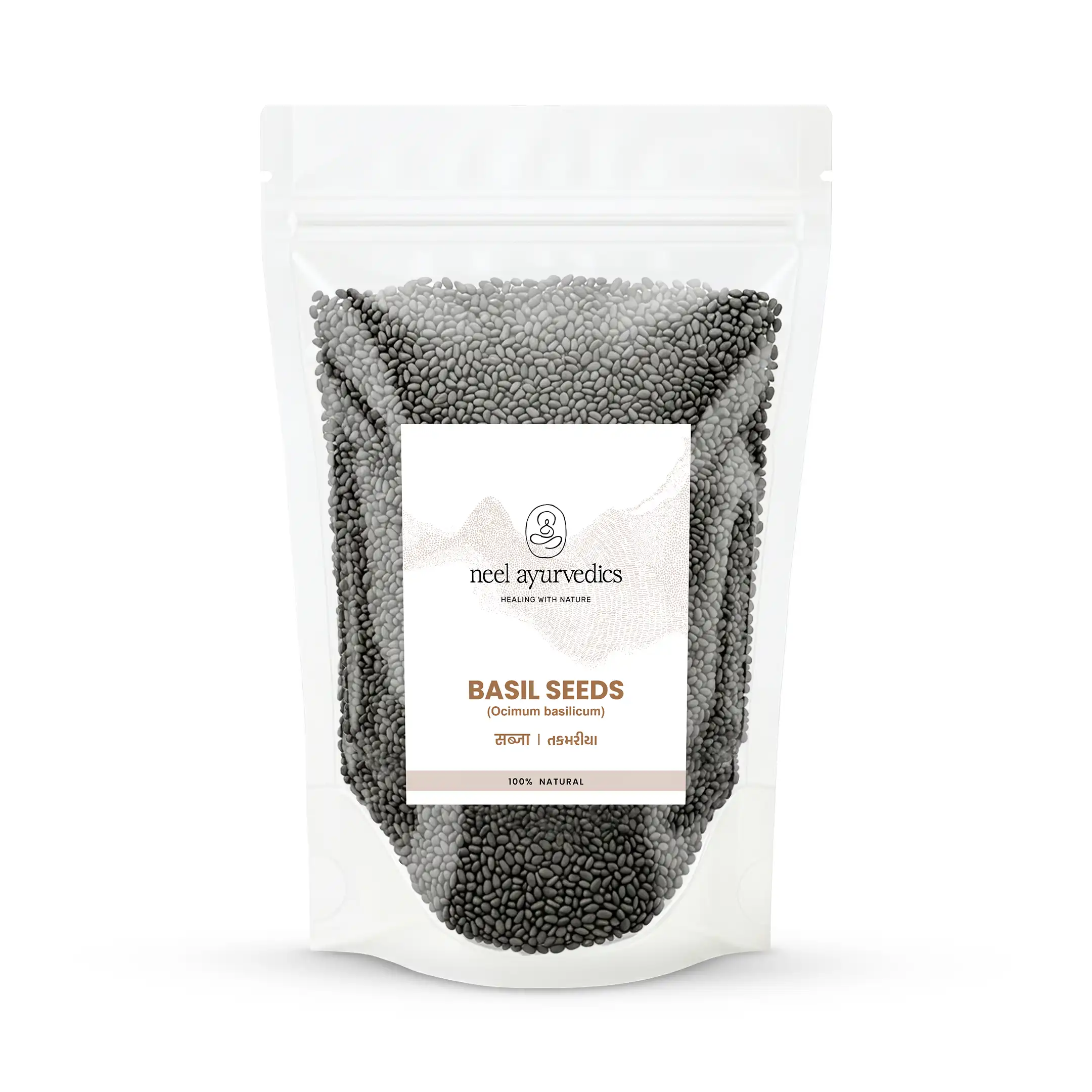 Basil Seeds Mockup Neel Ayurvedics Takmaria
