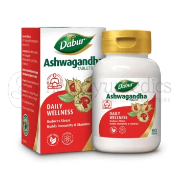 Dabur Ashwagandha Tablet - 60 Tabs (Pack of 2)