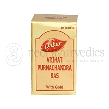 Dabur Vrihat Purnachandra Ras (Gold) - 10 Tab