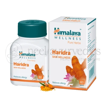 Himalaya Haridra Tablet - 60 Tab | For Reduces allergy discomfort