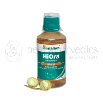 Himalaya HiOra Mouthwash Regular - 150 Ml (Pack of 3) | Best for Oral health