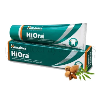 Himalaya Hiora Toothpaste - 50 Gm (Pack of 2) | For inflamed & spongy gums
