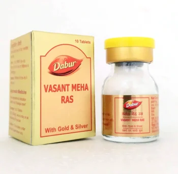 Dabur Vasant Meha Ras - 10 Tab (Pack of 2)