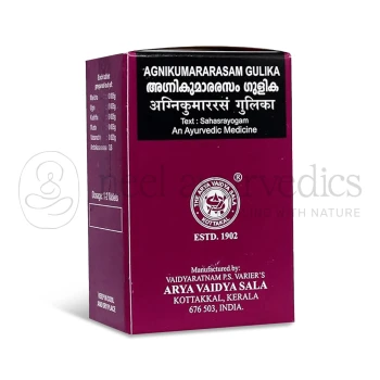 Kottakkal Arya Vaidya Sala Agnikumararasam Gulika - 100 Tab (Pack Of 3)