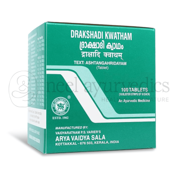 Kottakkal Arya Vaidya Sala Drakshadi Kwatham (Tablet) - 100 Tab (Pack Of 2)