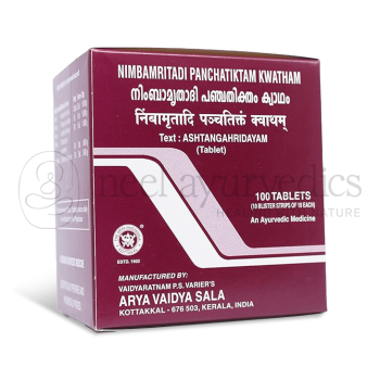 Kottakkal Arya Vaidya Sala Nimbamritadi panchatiktam kwatham - 100 Tab (Pack Of 2)