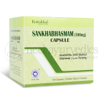 Kottakkal Arya Vaidya Sala Sankha Bhasmam Capsule - 100 Caps (Pack of 2)