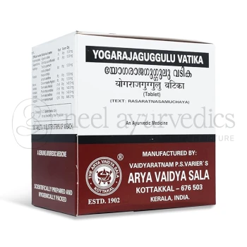 Kottakkal Arya Vaidya Sala Yogaraja Gulgulu Vatika - 100 Tab (Pack Of 2)