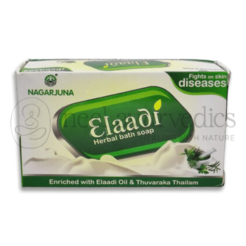 Nagarjuna Kerala Nagarjuna Elaadi Bath Soap - 75 GM (Pack of 5)
