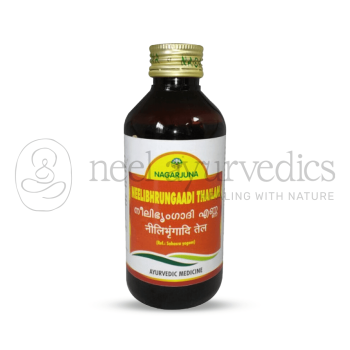 Nagarjuna Kerala Neelibhrungaadi Thailam - 200ml (Pack of 2)
