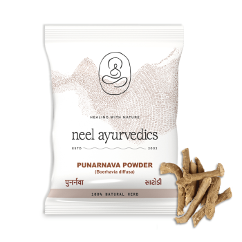 Neel Ayurvedics Punarnava Powder – A Herbal Churna for Kidney, Liver, and Urinary Health.