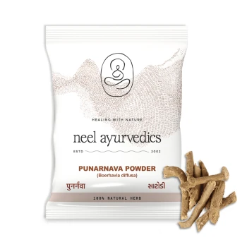Neel Ayurvedics Punarnava Powder – A Herbal Churna for Kidney, Liver, and Urinary Health.