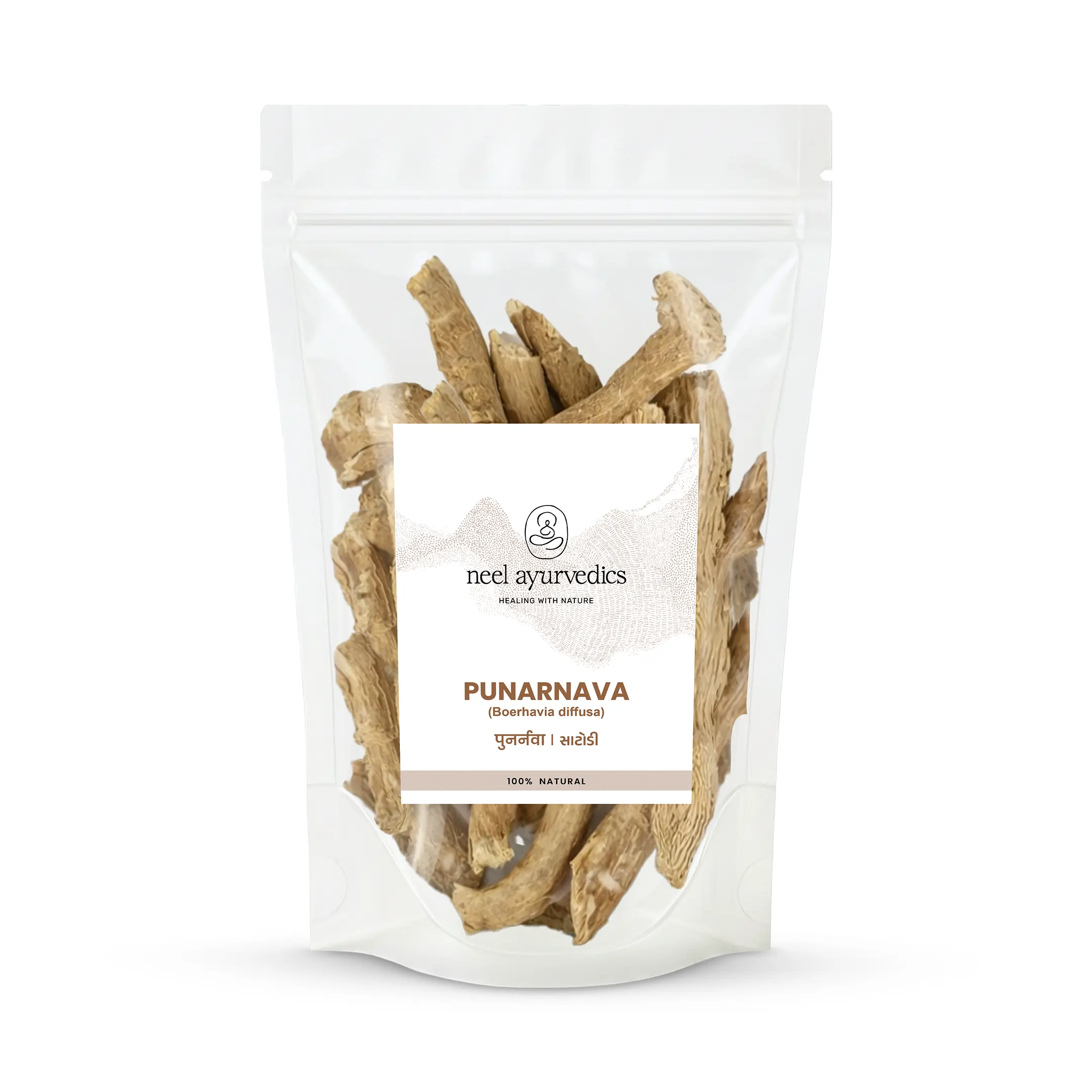 Punarnava Whole Herb Mockup Neel Ayurvedics Punarnava