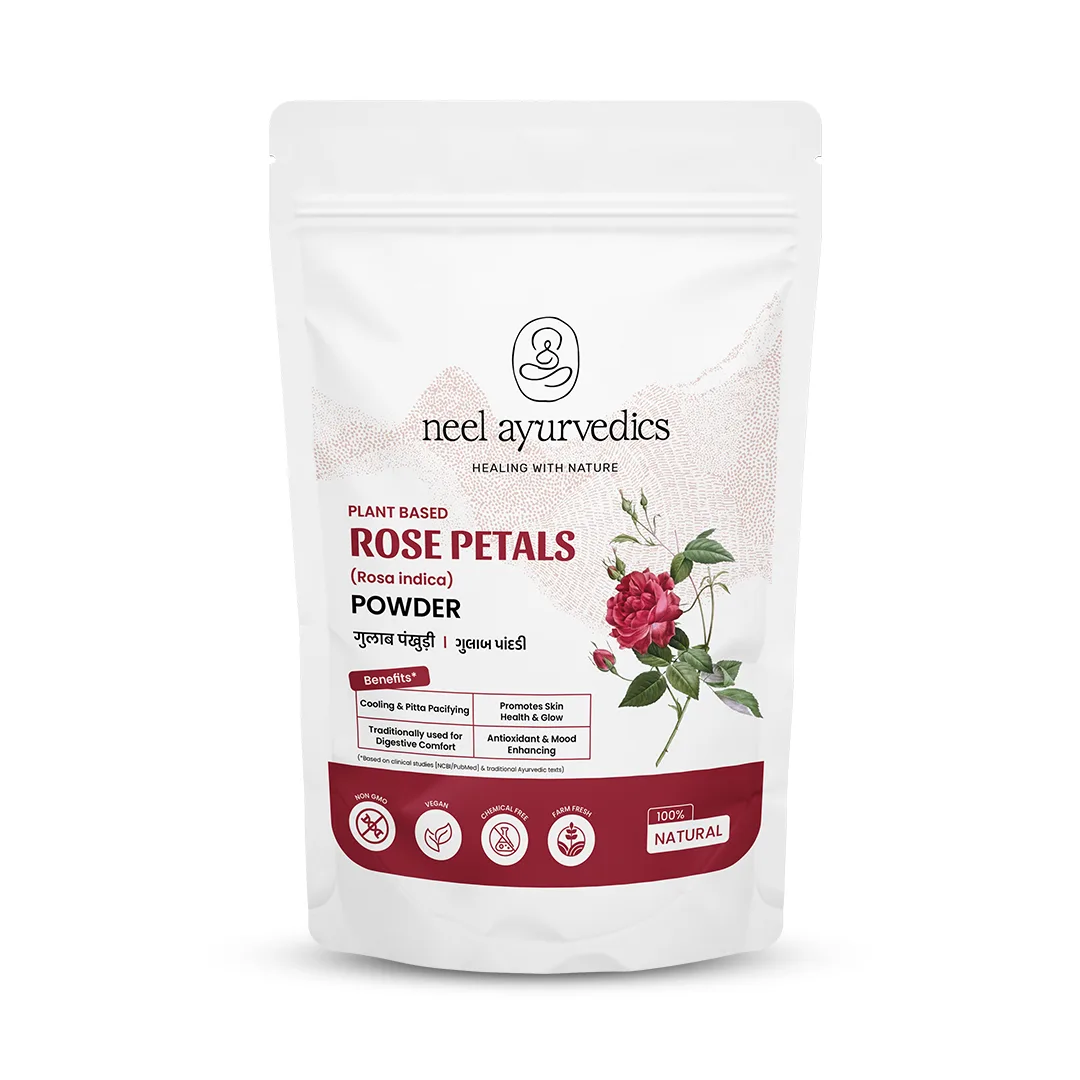 Rose-Patels-Powder Neel Ayurvedics Gulab Patti Churna