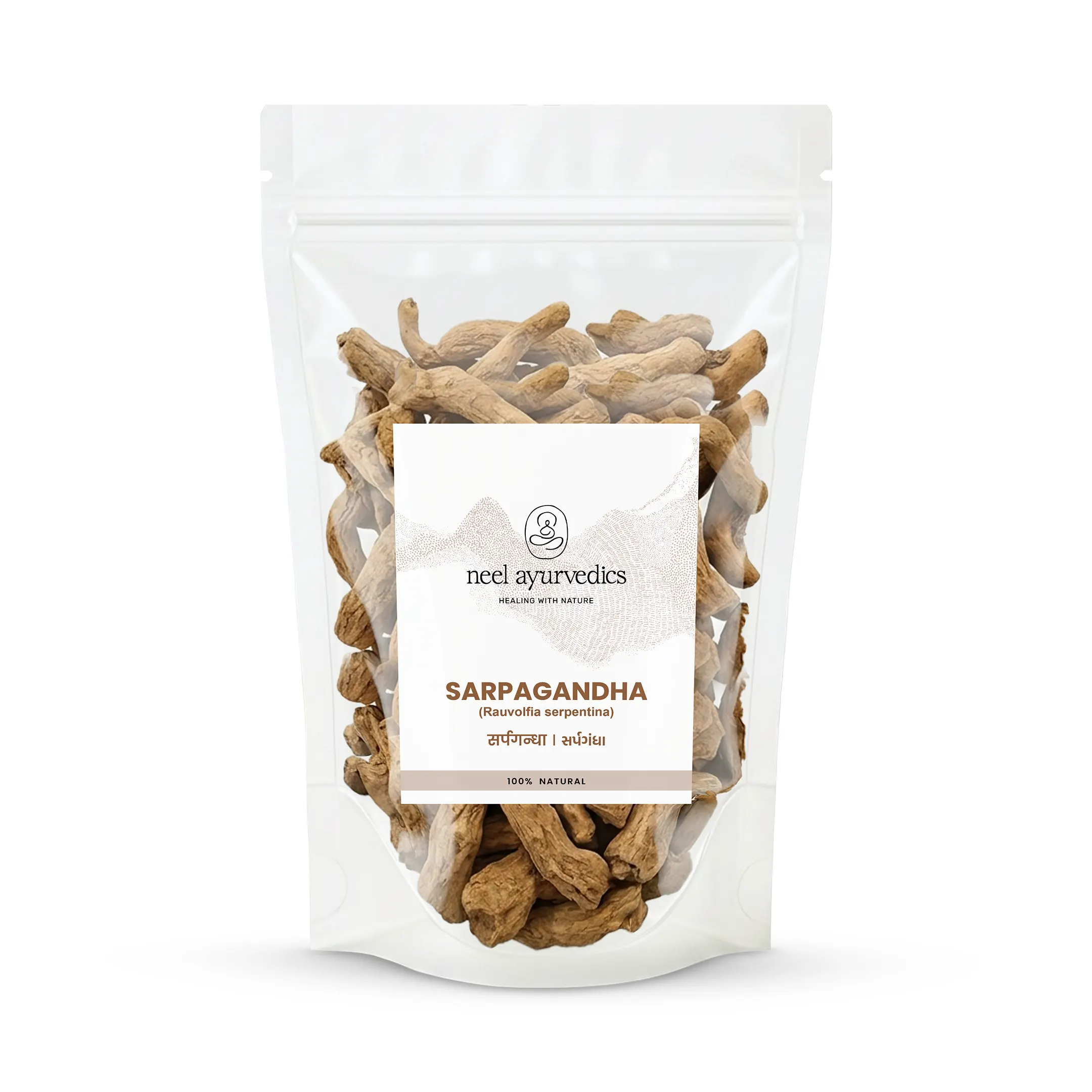 Sarpagandha Root Whole Herb Mockup Neel Ayurvedics Sarpagandha Root