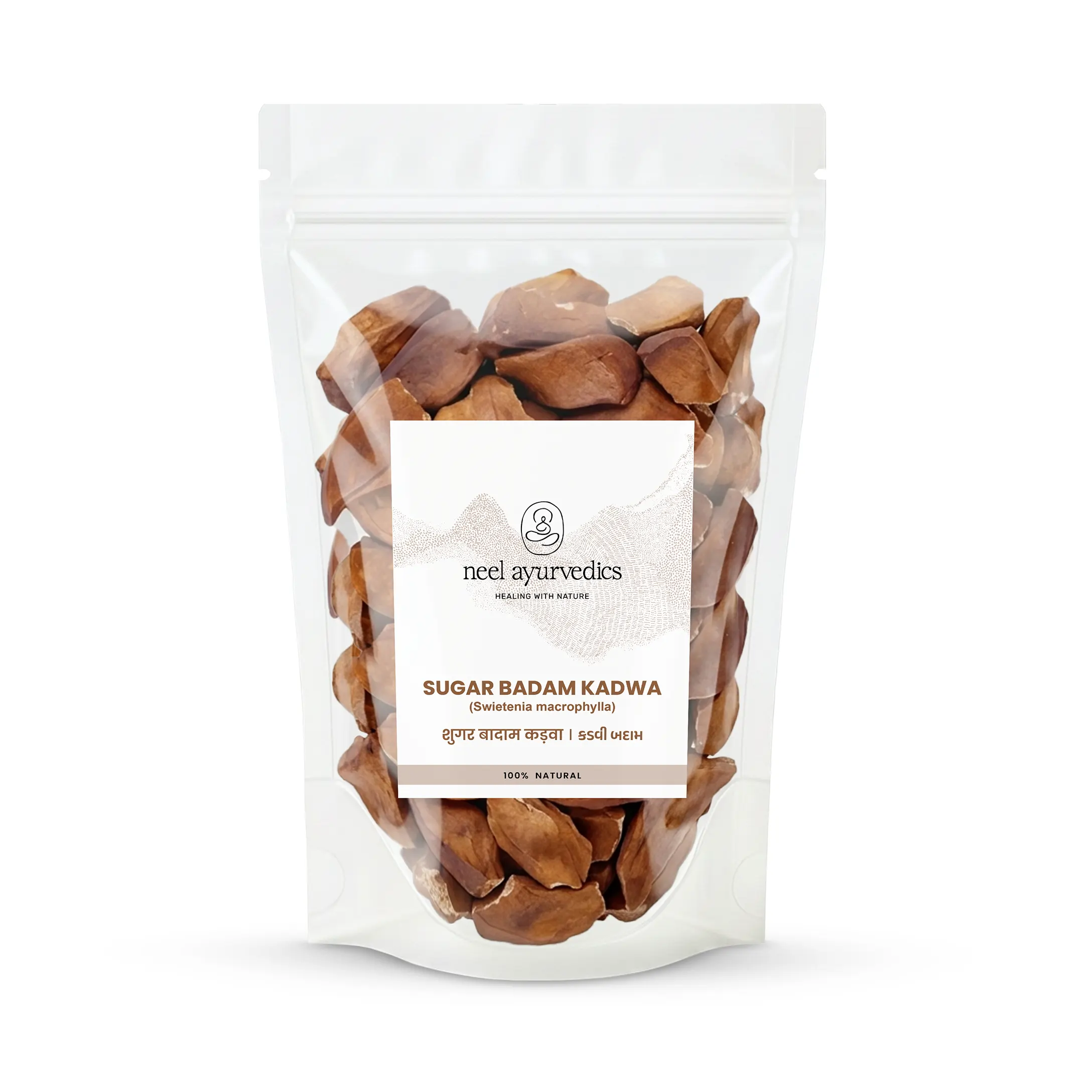 Sugar Badam kadwa Whole Herbs Mockup Neel Ayurvedics Sugar Badam Kadwa