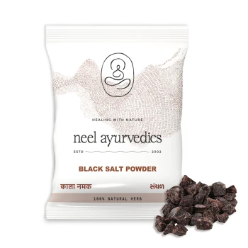 Neel Ayurvedics Sanchar Powder | Black Salt Powder | Kala Namak Powder