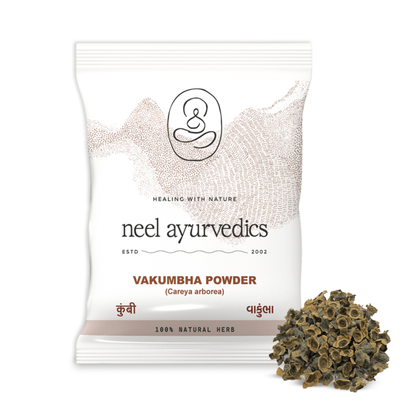 Neel Ayurvedics Vakumbha Powder – Natural Ayurvedic Digestive Remedy | UK Vegan Herbal Powder
