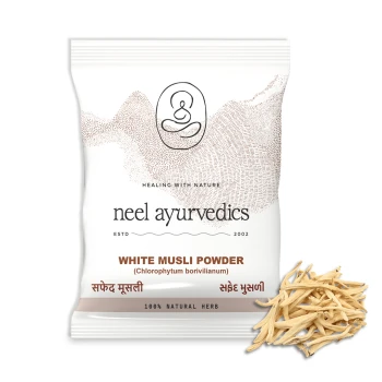 Neel Ayurvedics White Musli Churna / Chlorophytum borivilianum Powder