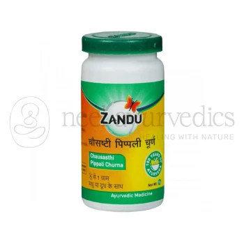Zandu Chausasthi Pippali Churna - 15 Gm (Pack of 3) | For Detoxifies the body & Treats cough