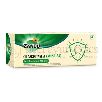Zandu Chirakin Tablets - 10 Tab (Pack of 6) | For Malaria & Chickengunia
