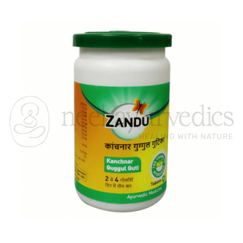 Zandu Kanchnar Guggulu - 80 Tab (Pack of 2) | For Hyperthyroidism & Regulates Balance