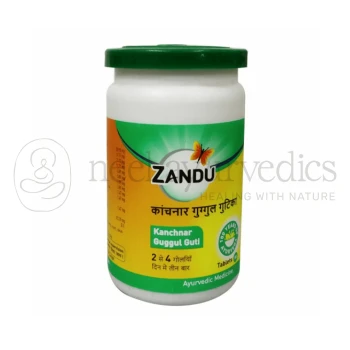 Zandu Kanchnar Guggulu - 80 Tab (Pack of 2) | For Hyperthyroidism & Regulates Balance