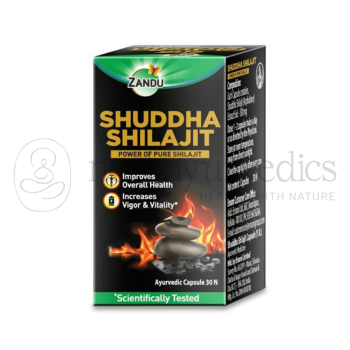 Zandu Shuddha Shilajit Capsules - 30 Cap