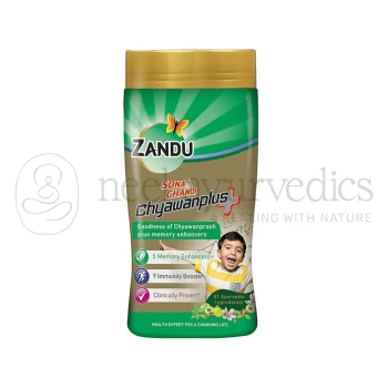 Zandu Sona chandi Chyawanplus - 900 Gm (Pack of 2) | Improves Memory | For Cough & Cold