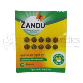 Zandu Sutshekhar Rasa Gold - 10 Tab