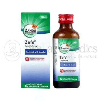 Zandu Zefs Syurp - 100 Ml (Pack of 3) | For Cough
