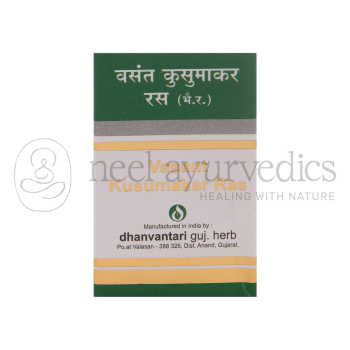 Dhanvantari Vasant Kusumakar Ras (S.Y) - 20 Tabs
