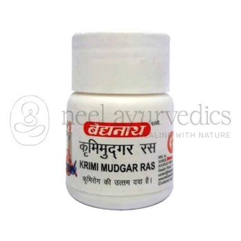 Baidyanath Krimi Mudgar Ras - 40 Tablets (Pack Of 4)