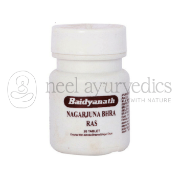 Baidyanath Nagarjunabhra Ras - 20 Tablets (Pack Of 4)